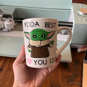 YODA BEST LOVE YOU I DO coffee mug